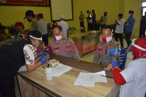 Rangkaian pemeriksaan kesehaan sebelum peserta mendonorkan darahnya