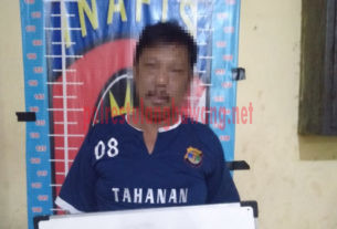 Wahidin, Oknum LSM asal Tulang Bawang Barat yang ditangkap Tekab 308 Polres Tulang Bawang