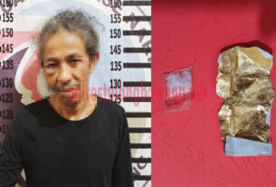 Seorang buruh berinisial EK (44), yang ditangkap Satresnarkoba Polres Tulang Bawang karena sering bertransaksi Narkotika di Rumah Makan Lestari yang ada di Kampung Purwajaya, Kecamatan Banjar Margo