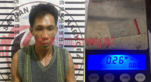 Seorang pria berinisial DK als AI (37), warga Kampung Talang Batu, Mesuji yang ditangkap Polisi saat membawa narkotika jenis sabu di Rumah Makan Rangkas Banten